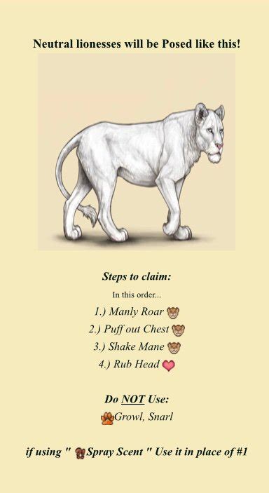lioness claiming guide
